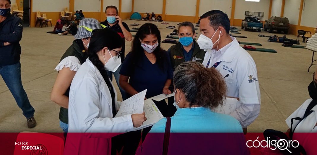 Secretaría de Salud apoya a comunidades afectadas por las lluvias