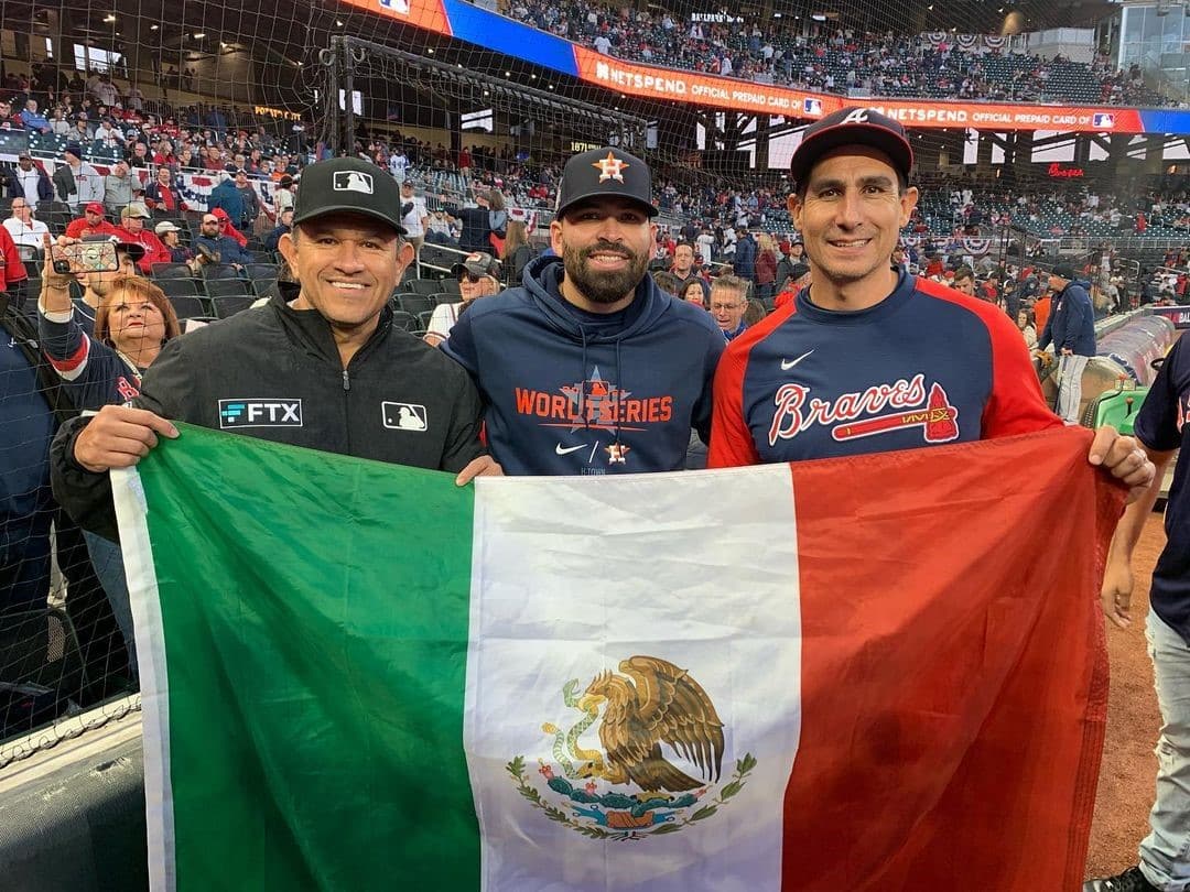 Presencia mexicana en la Serie Mundial 2021 entre Houston y Atlanta. Foto: Especial