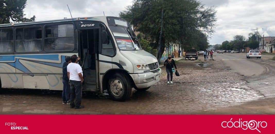 Continúan brindando transporte público suburbano en El Marqués: IQT