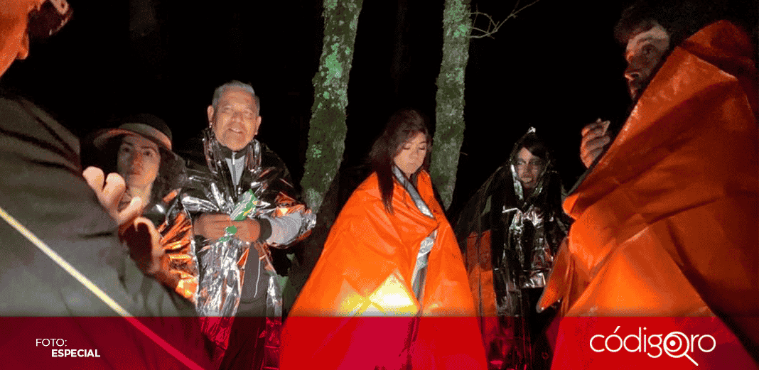 Elementos de Protección Civil rescatan a siete personas en el Pinal del Zamorano, Colón