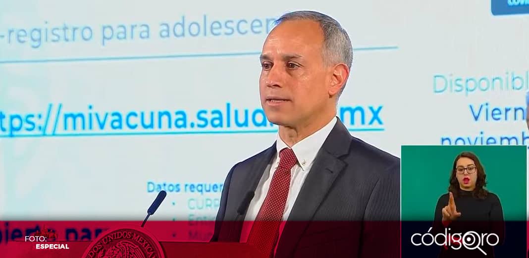 López-Gatell anuncia vacunación contra Covid-19 para menores de 15 a 17 años sin comorbilidades
