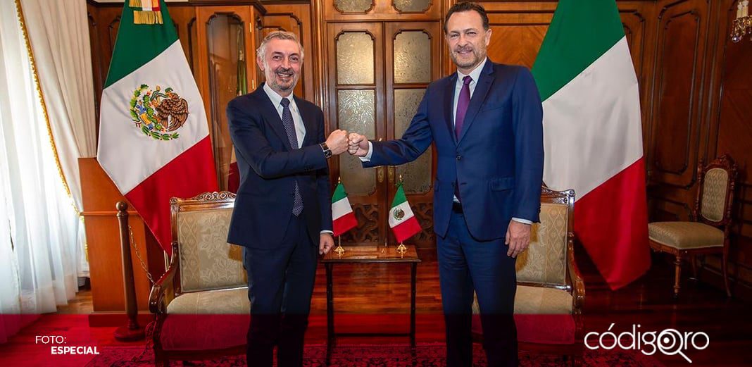 Gobernador de Querétaro se reúne con el embajador de Italia en México