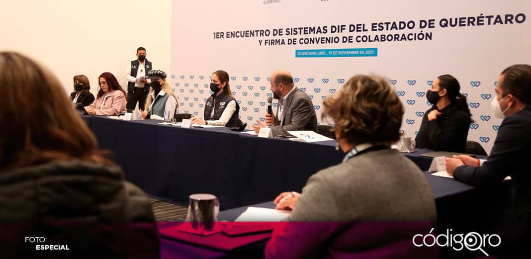 Inaugura DIF Estatal 1er Encuentro de Sistemas DIF y Firma de Convenio de Colaboración