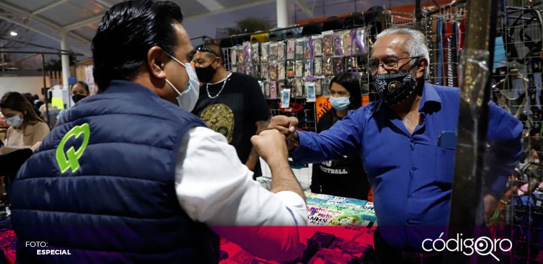 Luis Nava reinaugura el Tianguis de las Américas