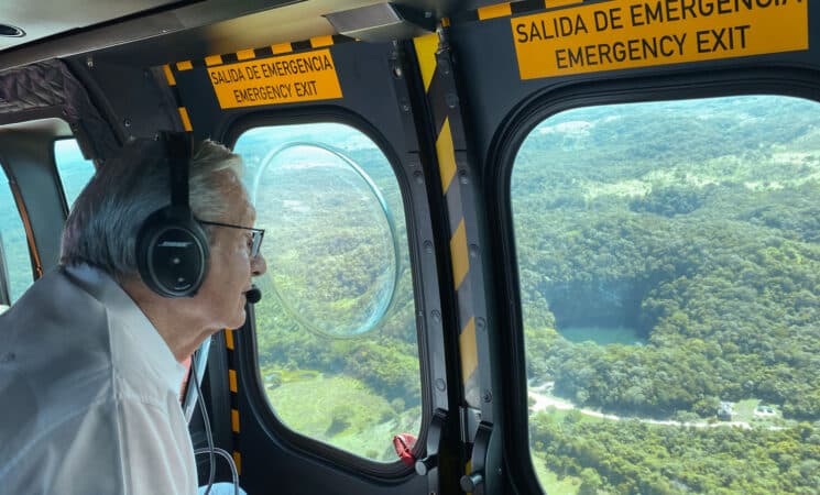 AMLO aseguró que el Tren Maya es una obra espléndida