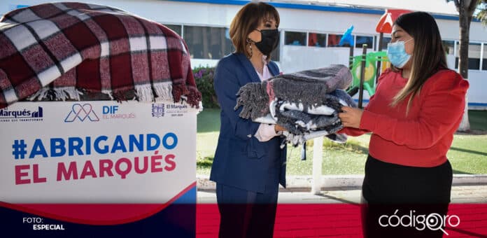 El DIF Municipal de El Marqués realiza una colecta de cobijas y ropa abrigadora. Foto: Especial