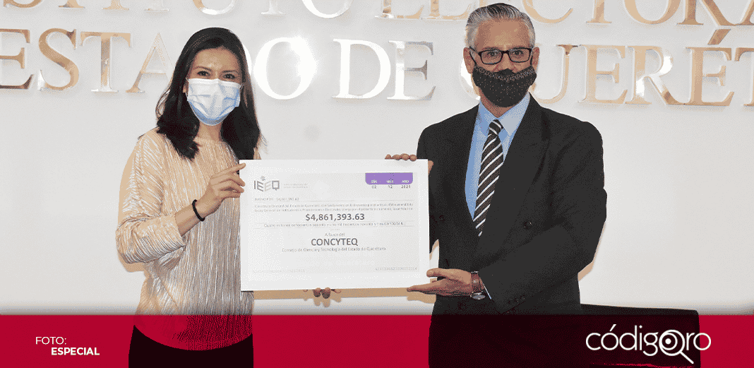 Entrega IEEQ 4.8 mdp para ciencia y tecnología en Querétaro