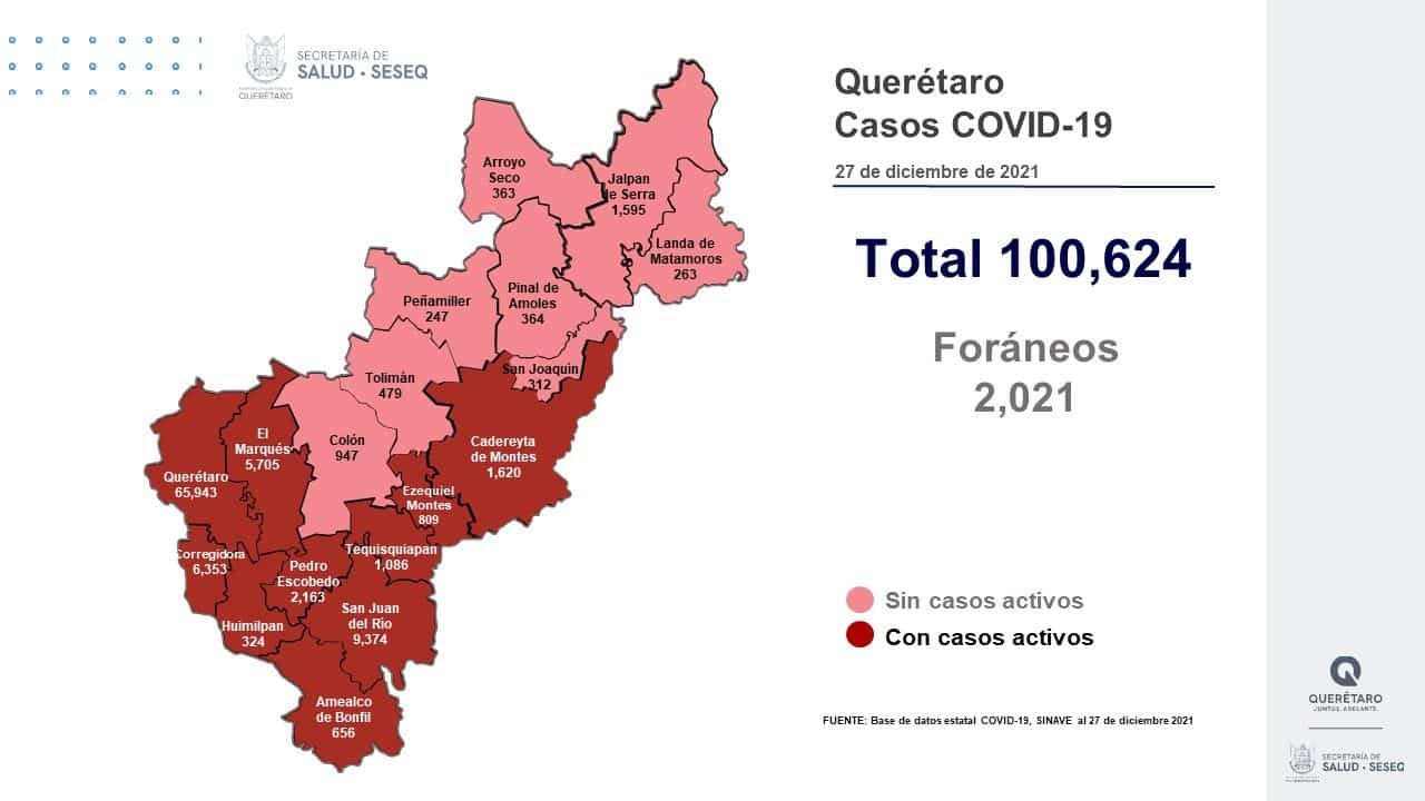 El estado de Querétaro supera las 6 mil muertes por la pandemia de COVID-19. Foto: Especial