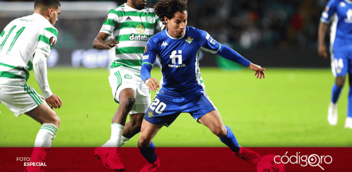 Gol-de-Lainez-en-Copa-del-Rey Cuando el partido se complicó para el Betis y la tanda de penaltis parecía inminente, apareció Diego Lainez, quien se inventó un precioso disparo colocado al palo contrario y comenzó a decantar el encuentro