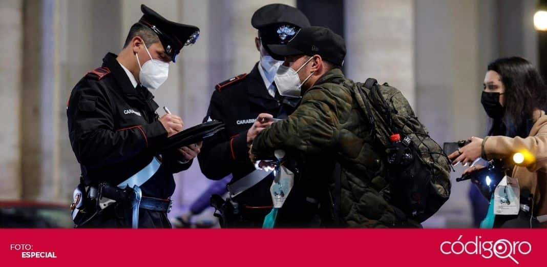 Italia reporta récord de 144 mil 243 contagios de COVID-19