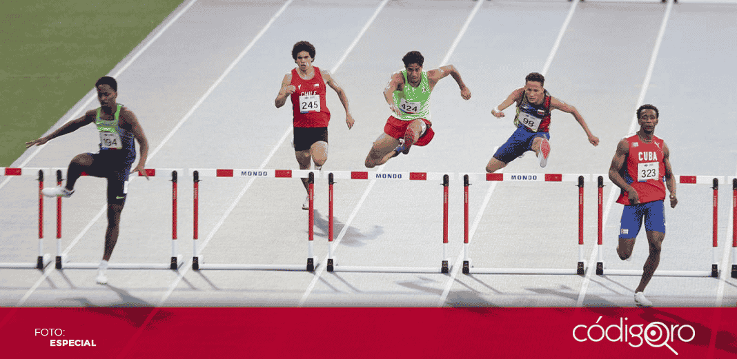 Participan queretanos en salto con garrocha y velocidad