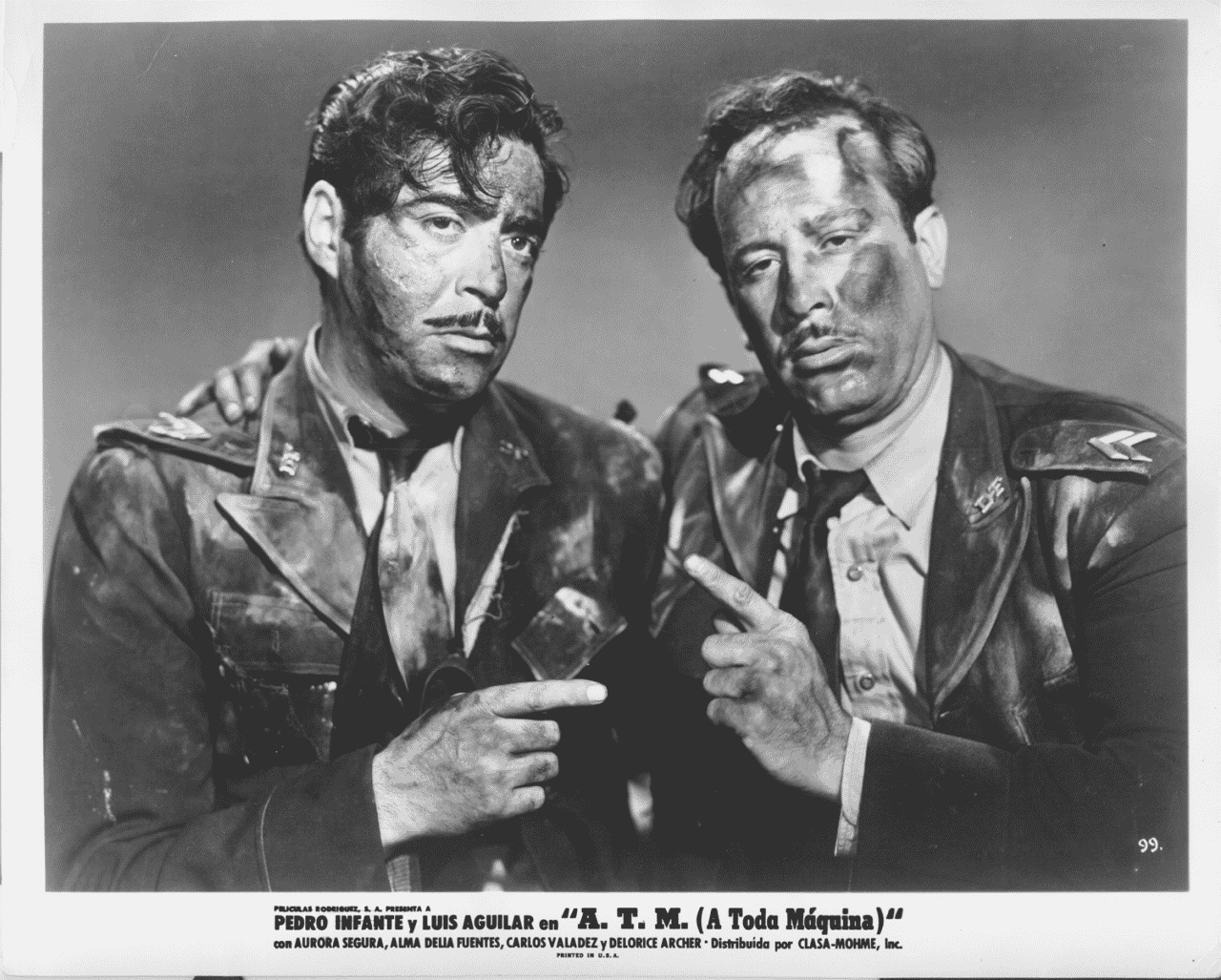 Durante abril de 1951 estaba en proceso la película "A Toda Máquina", que grabó al lado de Luis Aguilar