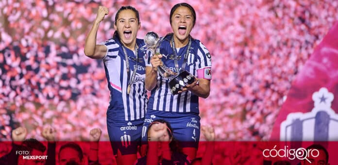 Por segunda ocasión, las Rayadas de Monterrey se coronaron campeonas de la Liga BBVA MX Femenil. Foto: Mexsport