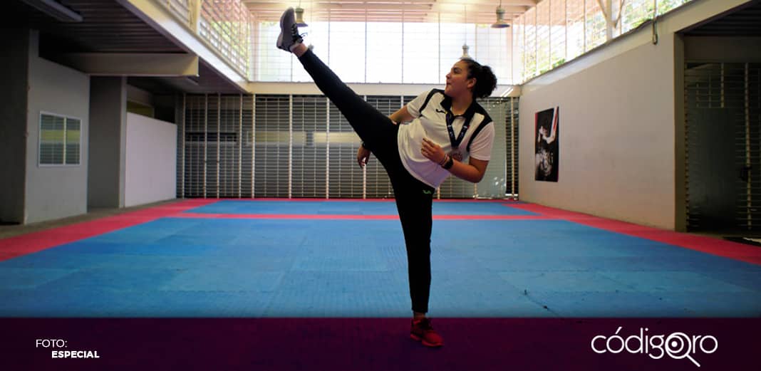 Paloma, promesa del taekwondo queretano