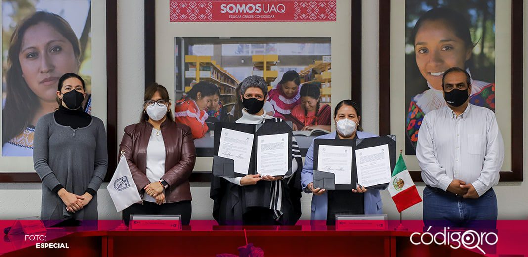 Firma UAQ convenio de colaboración con Landa de Matamoros