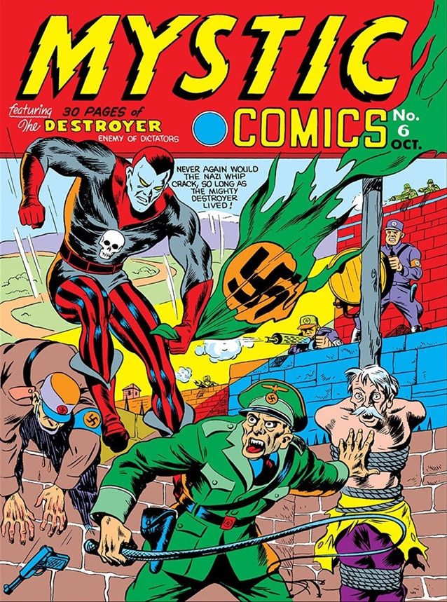 "Destroyer", fue el primer personaje creado por Stan Lee; un súper soldado que peleaba contra los Nazis