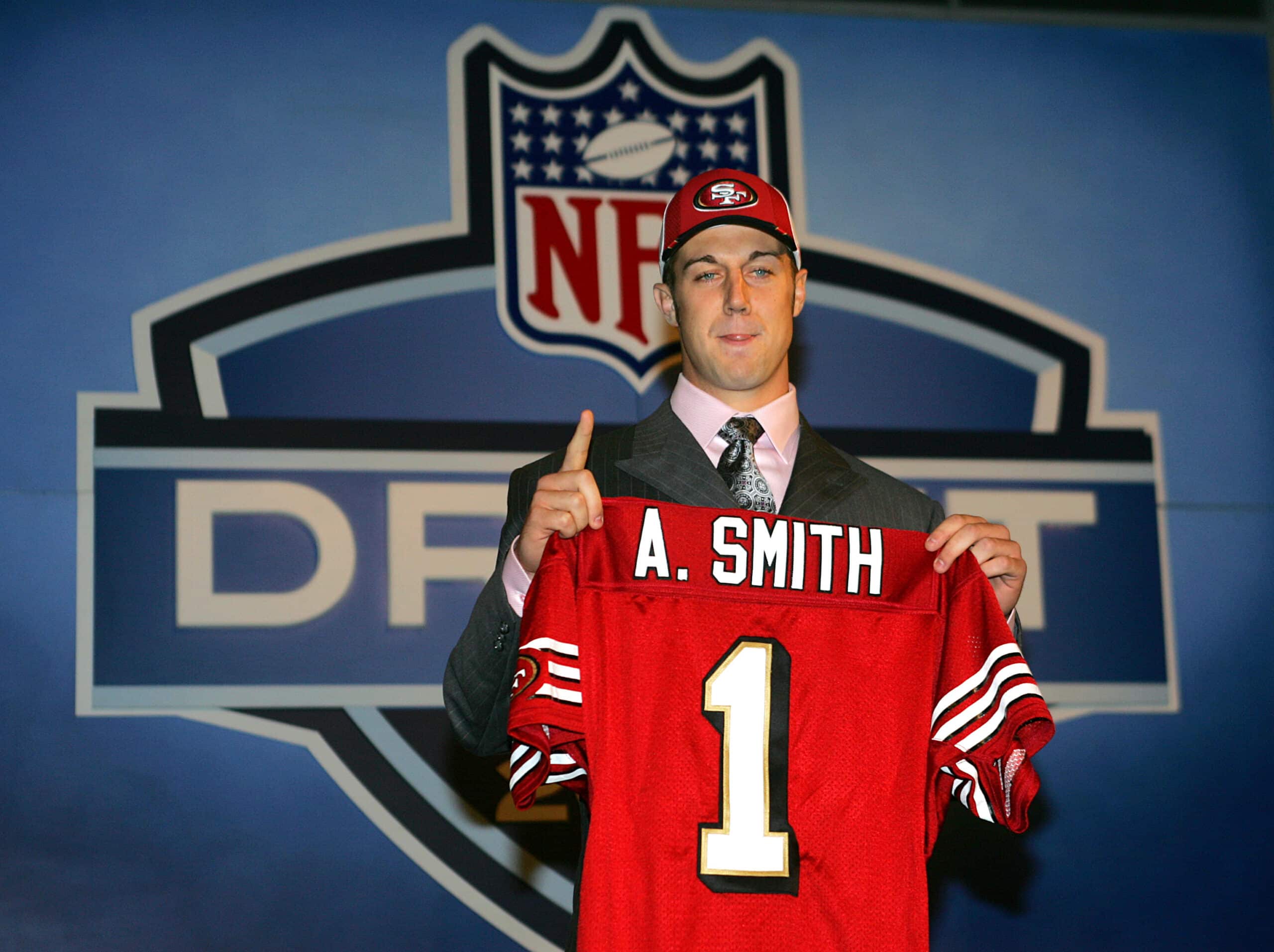 Alex Smith fue elegido por San Francisco en el primer pick del Draft 2005