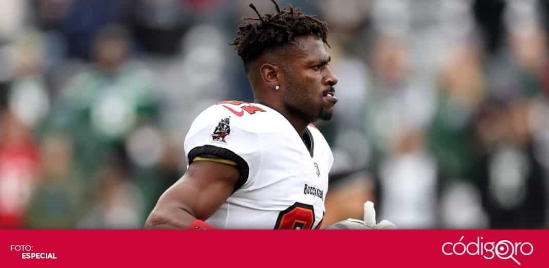 Antonio Brown, despedido de los Buccaneers por abandonar juego contra los Jets