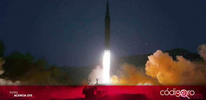 El régimen comunista de Corea del Norte probó un nuevo misil hipersónico. Foto: Agencia EFE