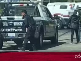 Un hombre amedrentó a dos elementos de la Policía Municipal de Querétaro. Foto: Especial