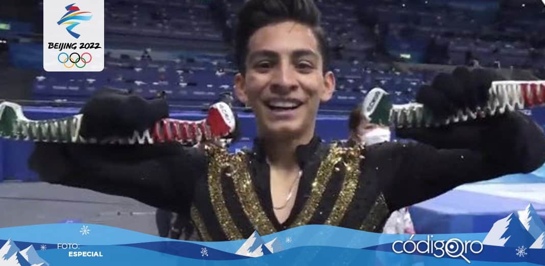 Donovan Carrillo debuta en Beijing 2022 y clasifica a la final de patinaje artístico