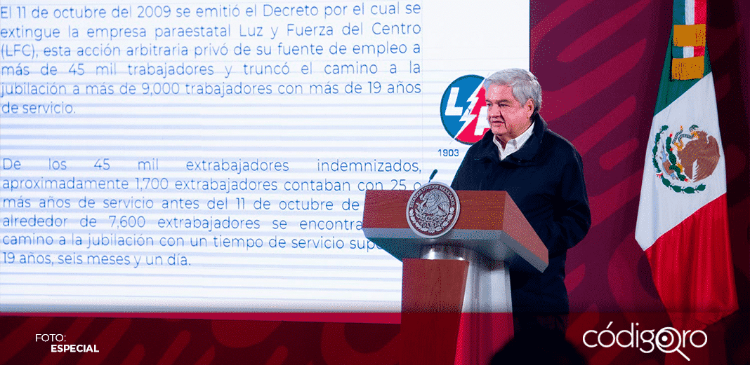 Instituto para Devolver al Pueblo lo Robado pagará pensiones a jubilados de Luz y Fuerza
