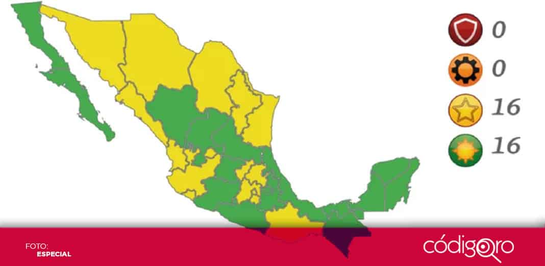 México dividido entre verde y amarillo en el semáforo de riesgo COVID-19