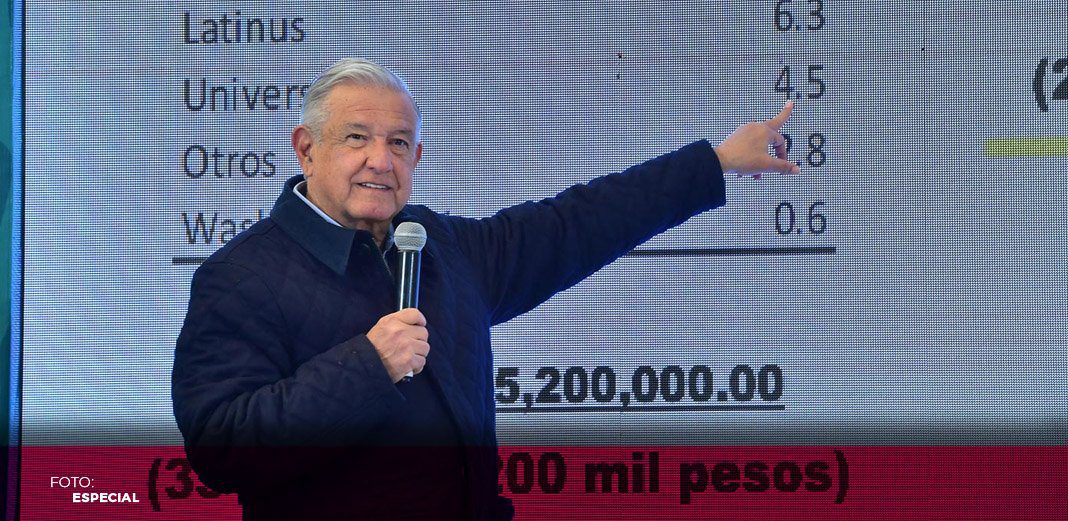 AMLO critica a periodistas "mercenarios" y exhibe salarios
