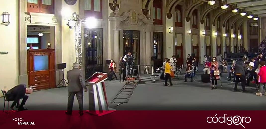 Desalojan mañanera tras activación de alerta sísmica