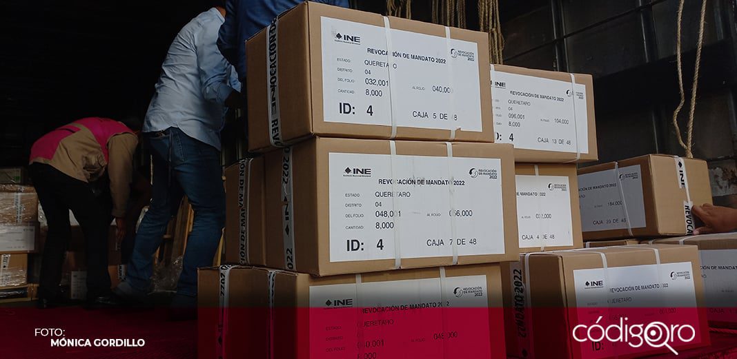 Arriban boletas para jornada de revocación de mandato