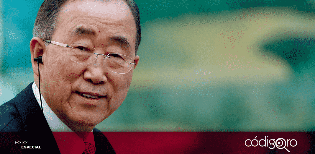 Ban Ki-moon pide a mexicanos unirse para frenar a Rusia