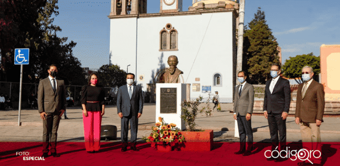 El presidente municipal de Querétaro, Luis Bernardo Nava Guerrero, asistió a la conmemoración del 269 aniversario de la fundación de Santa Rosa Jáuregui