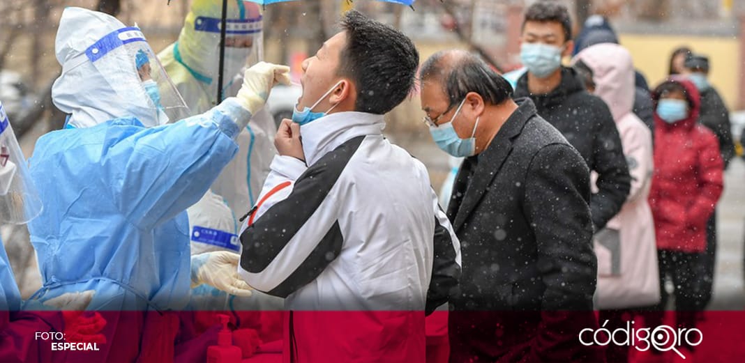 China reporta 3 mil 507 contagios locales de COVID-19, récord desde 2020