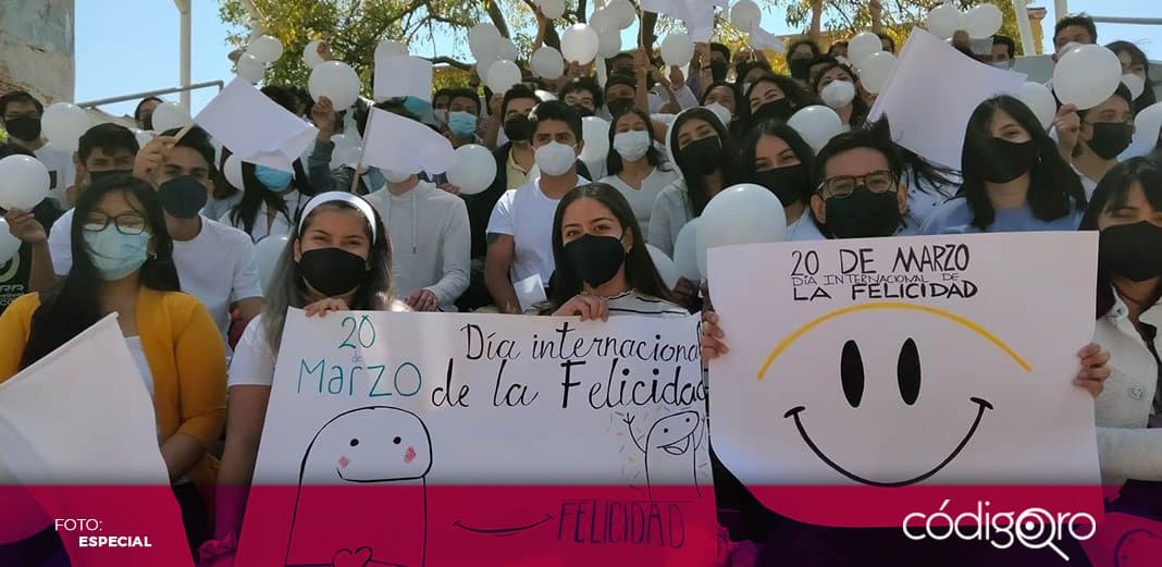 Organizaciones juveniles de Querétaro celebran el “Día Internacional de la Felicidad”