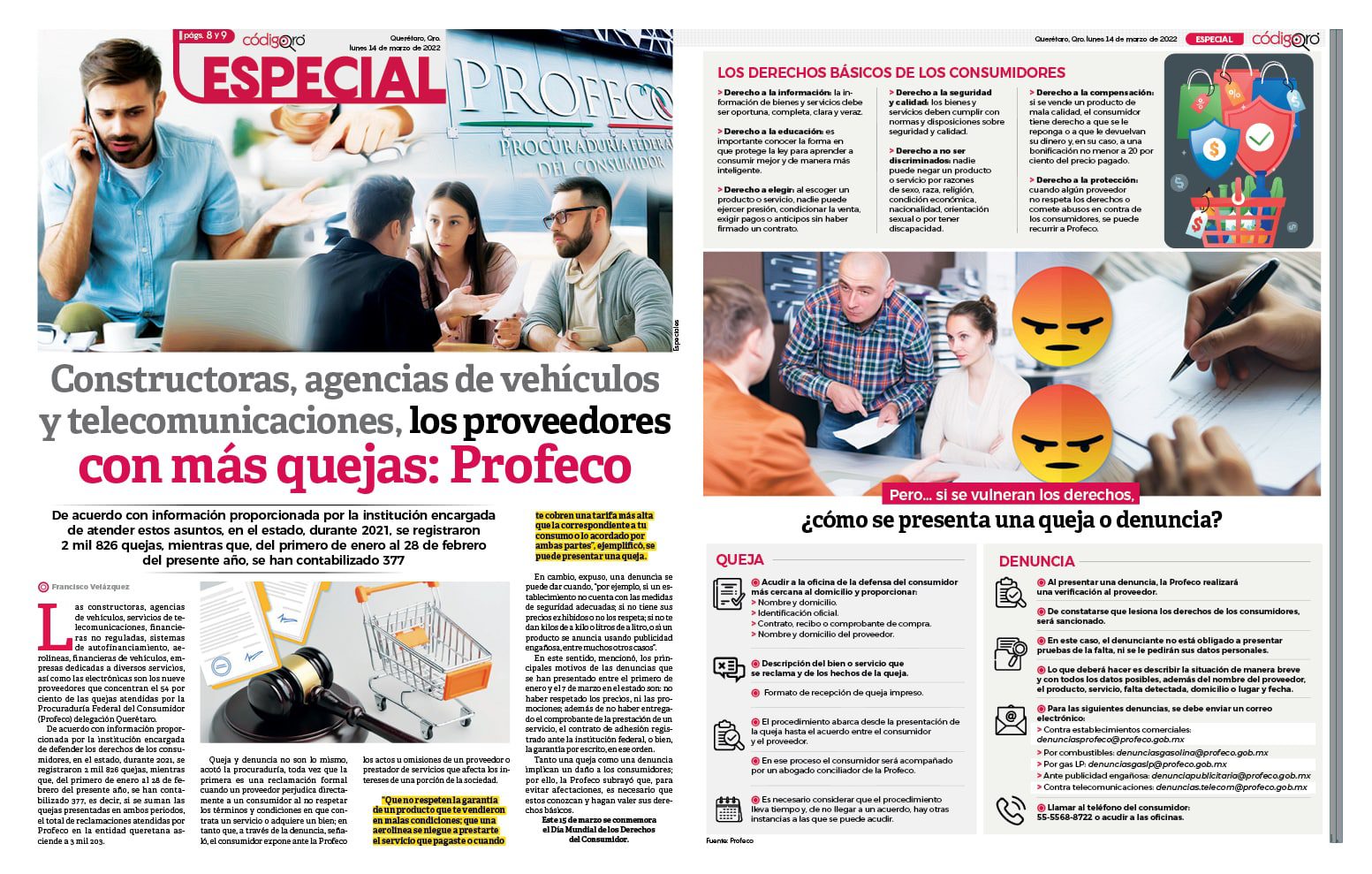 Constructoras, agencias de vehículos y telecomunicaciones, los proveedores con más quejas: Profeco