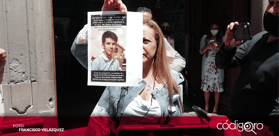 Madre de joven desaparecido pide activación de Alerta Amber e investigación inmediata