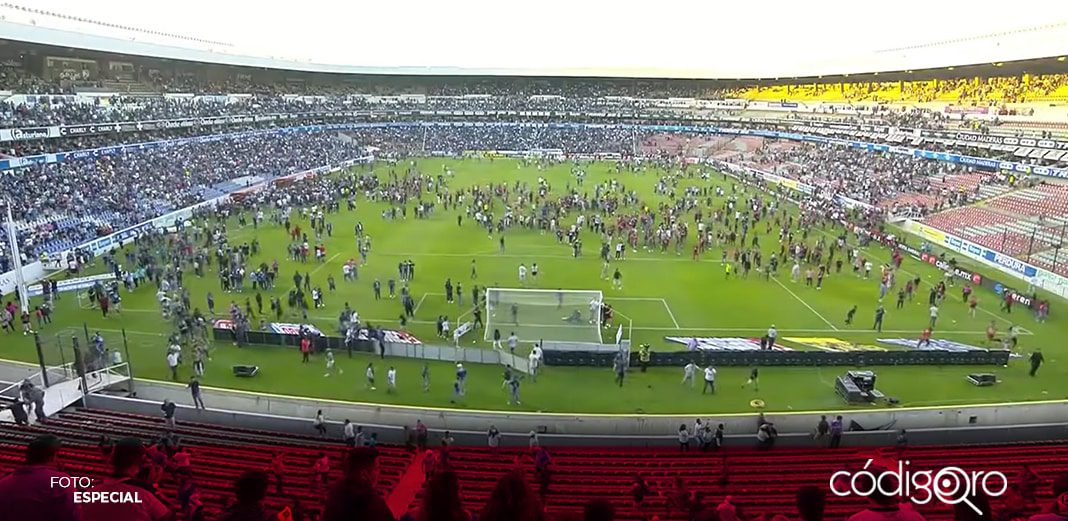 Operan a hombre herido en un ojo por violencia en Estadio Corregidora