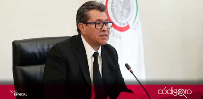 El coordinador de Morena en el Senado de la República, Ricardo Monreal, dio positivo a COVID-19. Foto: Especial