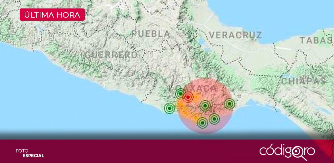 Se registra sismo de magnitud 5.2 en Oaxaca