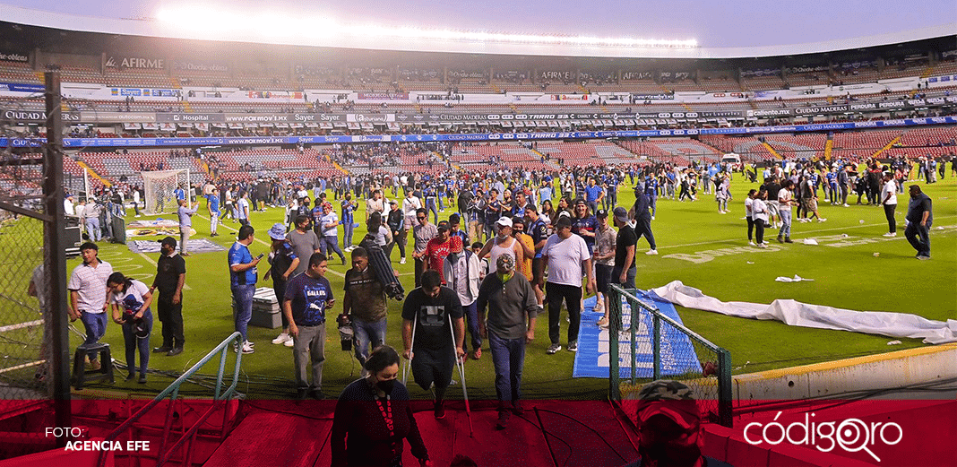 Suspenden juegos de la Liga MX por violencia en Estadio Corregidora
