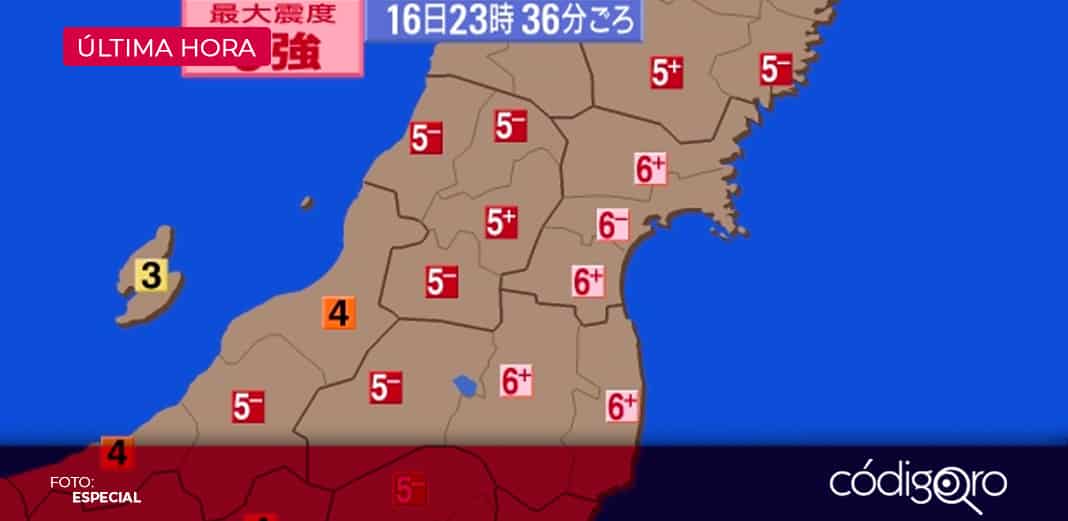 Se registra sismo de magnitud 7.3 en Japón; hay alerta de tsunami