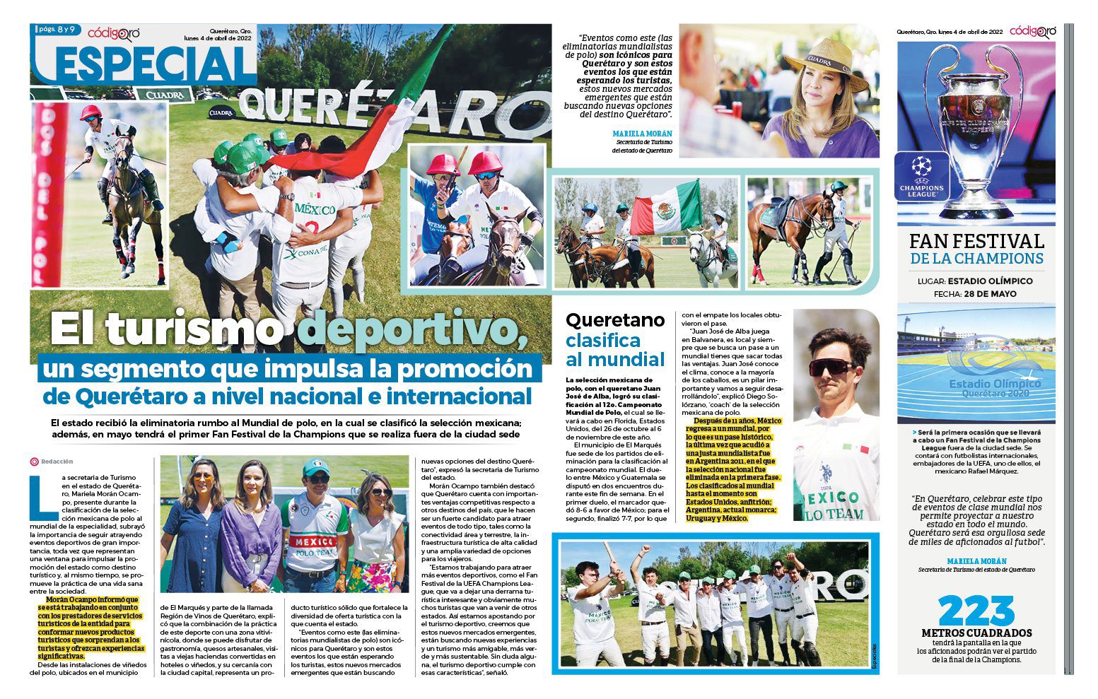 El turismo deportivo, un segmento que impulsa la promoción de Querétaro a nivel nacional e internacional