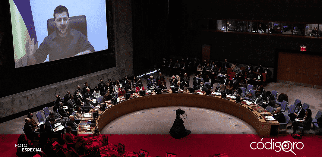 Zelenski señala a la ONU, por su incapacidad para detener la guerra