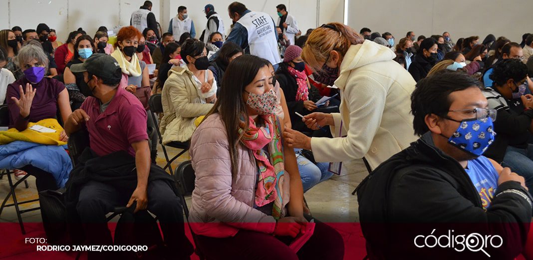 Anuncian vacunación contra COVID-19 24 horas en Querétaro