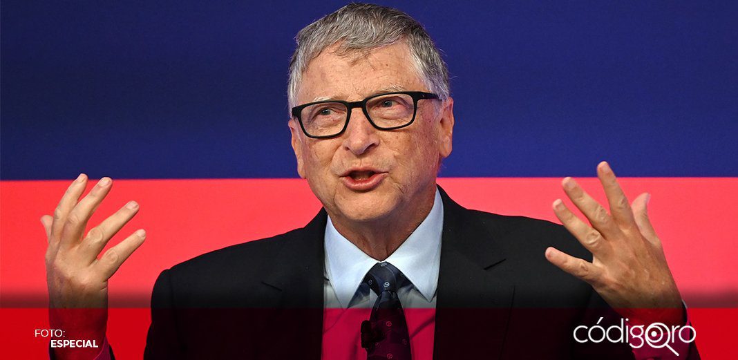 Bill Gates confirma que dio positivo a COVID-19