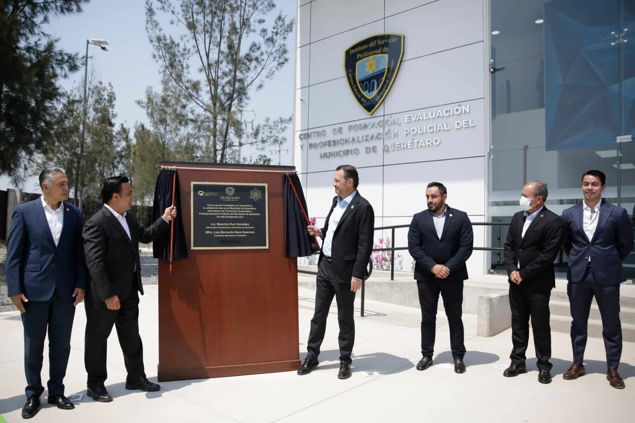 Fue presentado el Centro de Formación, Evaluación y Profesionalización Policial del Municipio de Querétaro. Foto: Especial