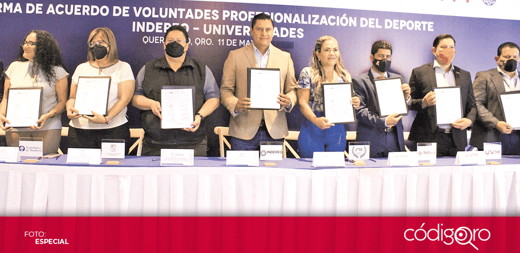 Indereq firma acuerdo para profesionalización con universidades