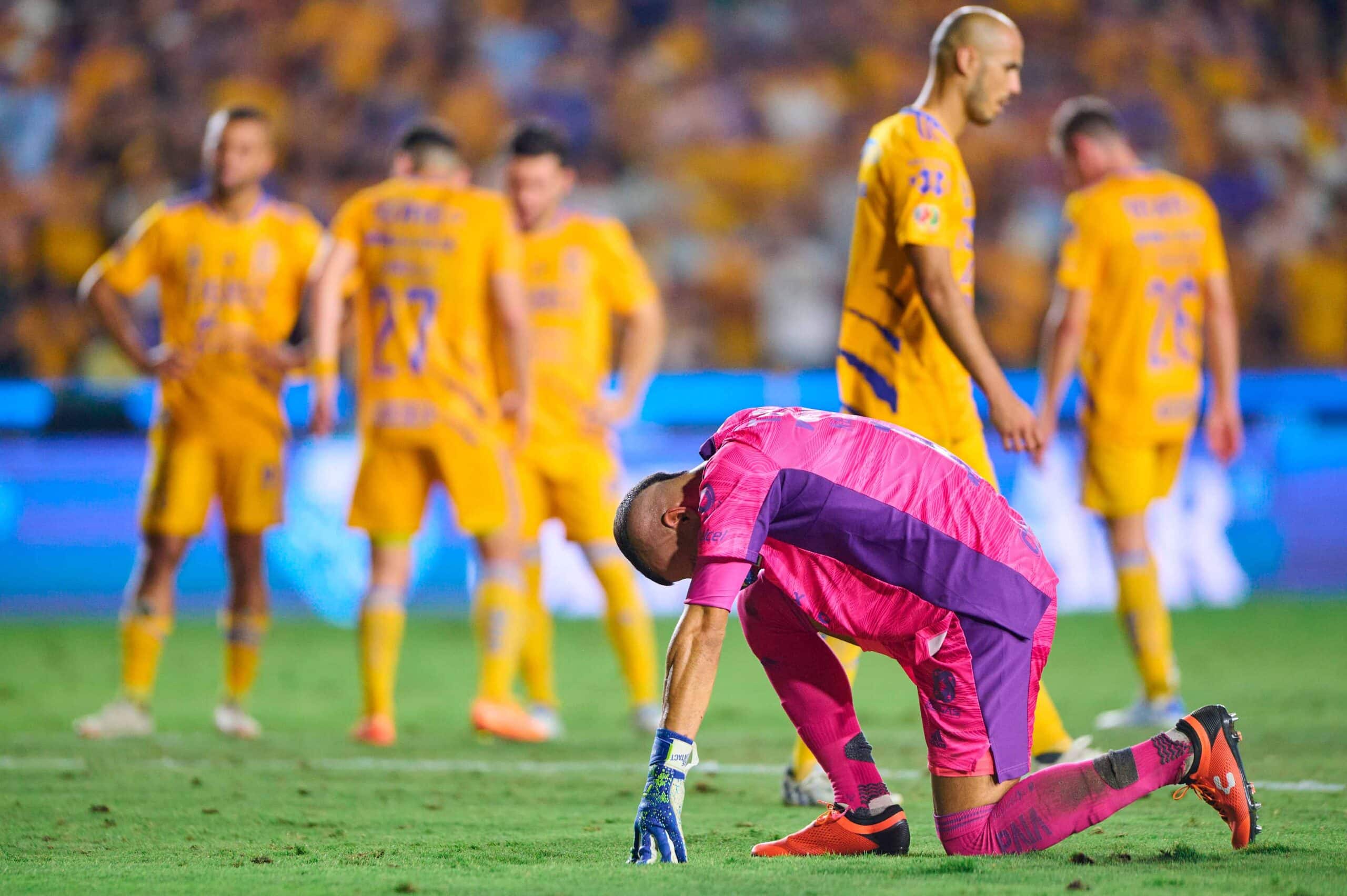 Los Tigres de UANL fueron eliminados por los Rojinegros del Atlas en las semifinales. Foto: Mexsport