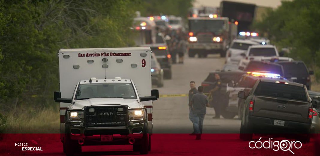 Suman 46 migrantes hallados sin vida dentro de tráiler en Texas