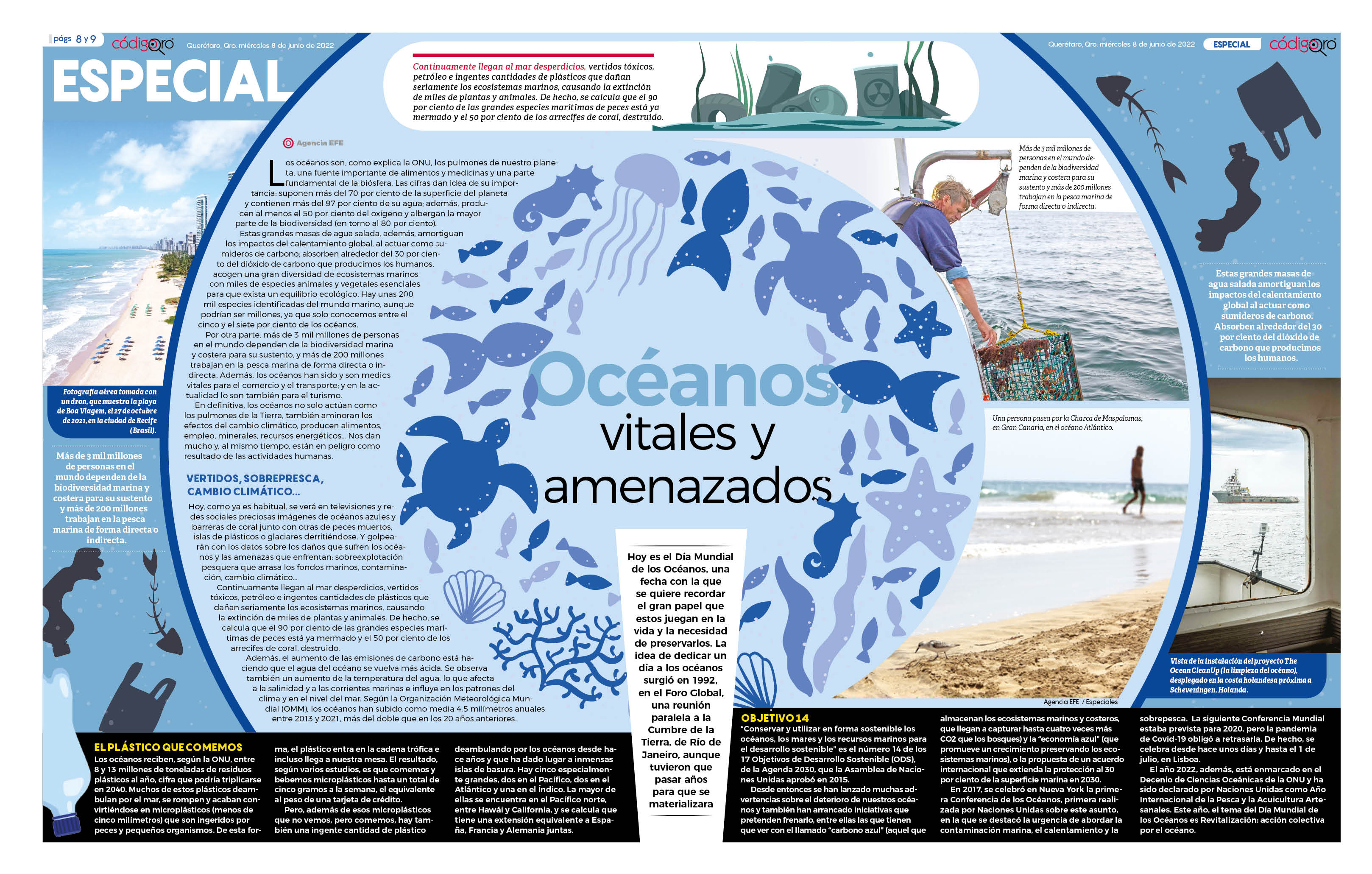 Océanos, vitales y amenazados